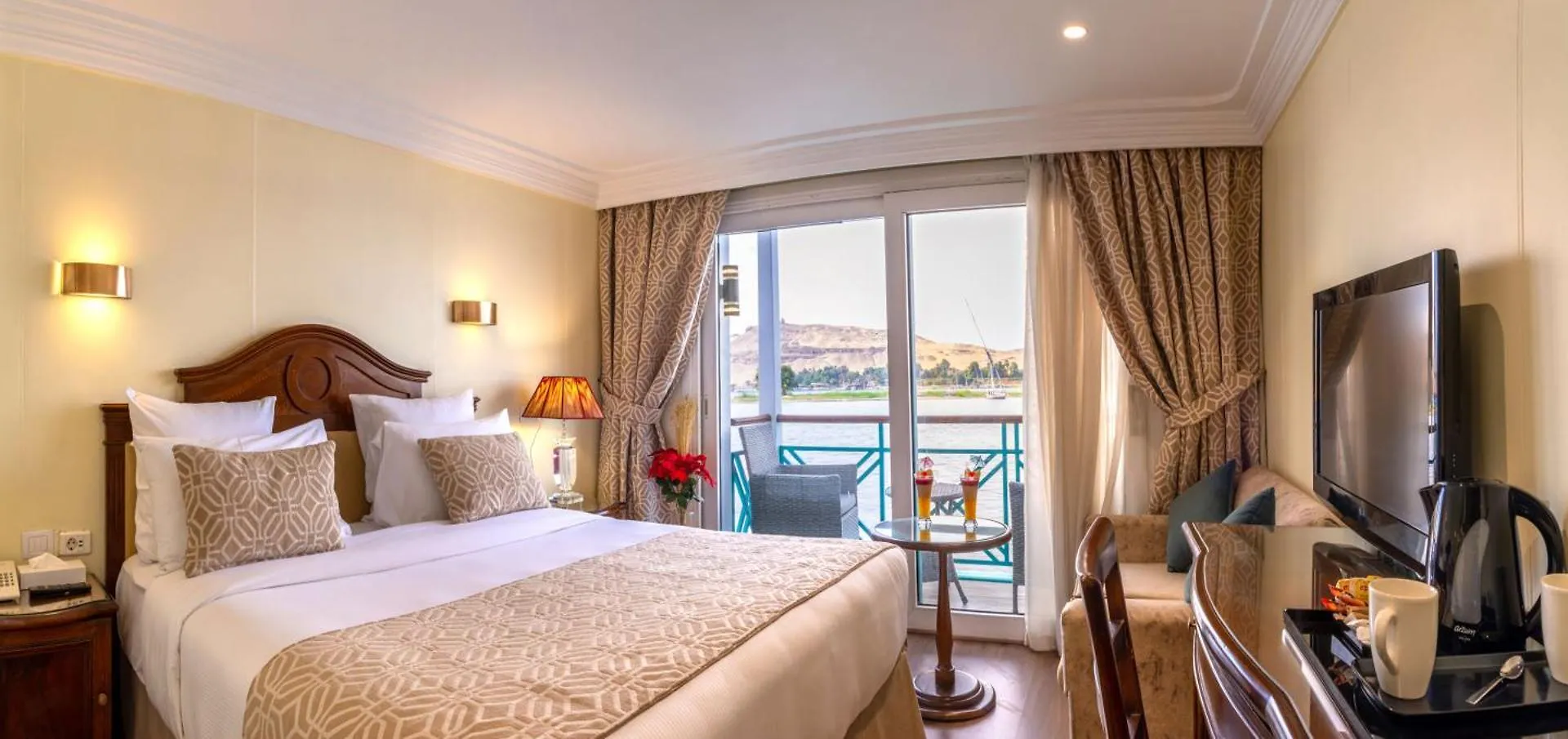 Sonesta Moon Goddess Cruise Ship From Luxor To Aswan - 04 & 07 Nights Every Monday